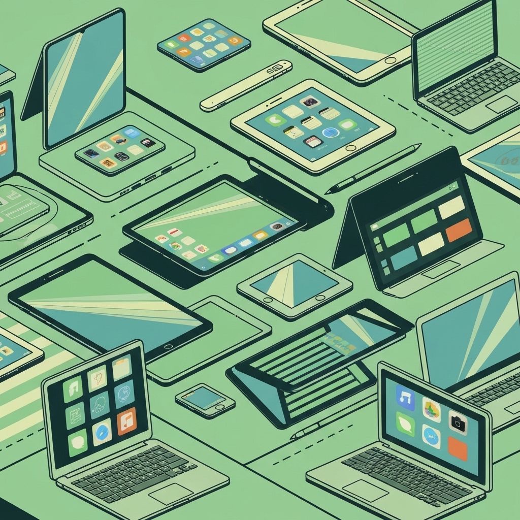 Electronic devices illustration